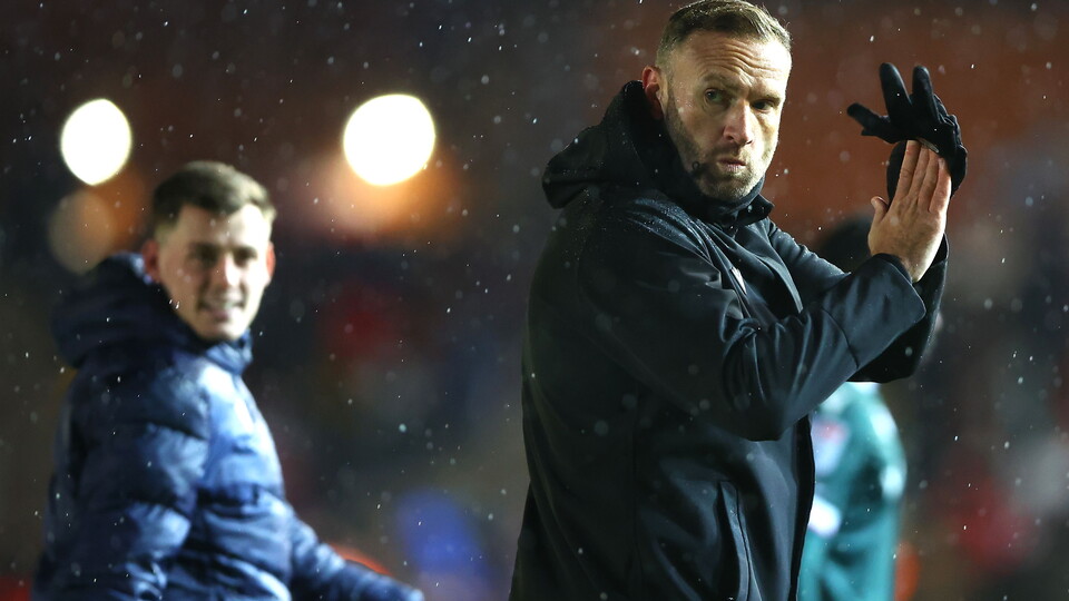 Ian Evatt applause Exeter