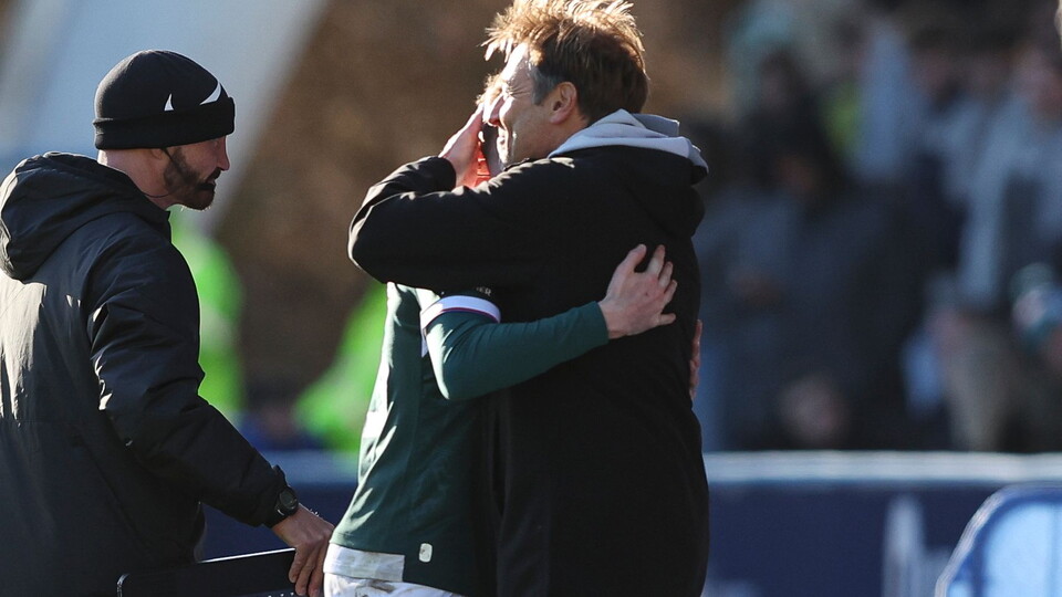 Julian Darby embrace