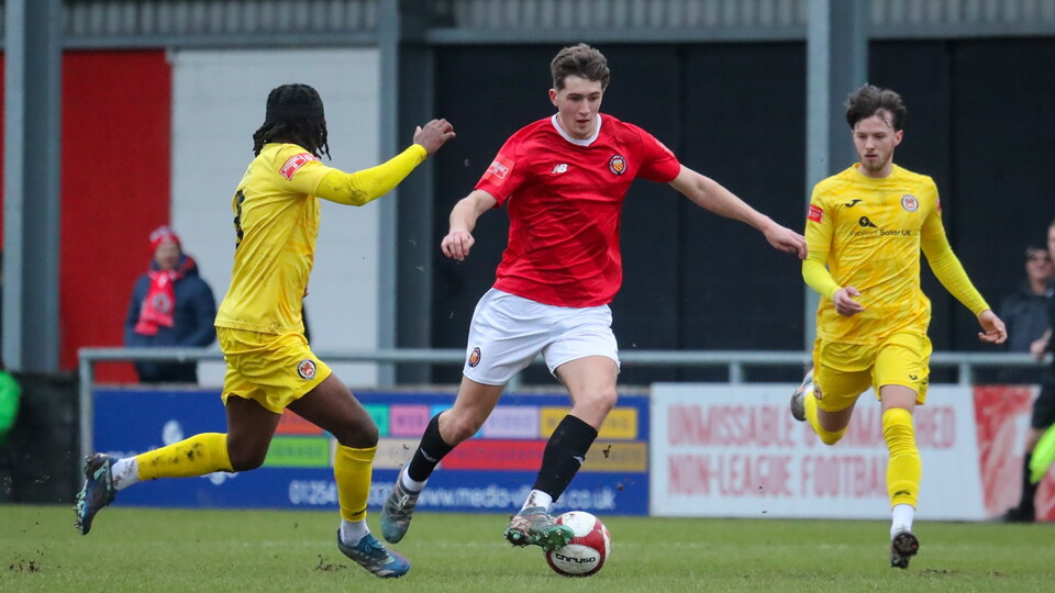 Charlie Hayes Green playing for FC United