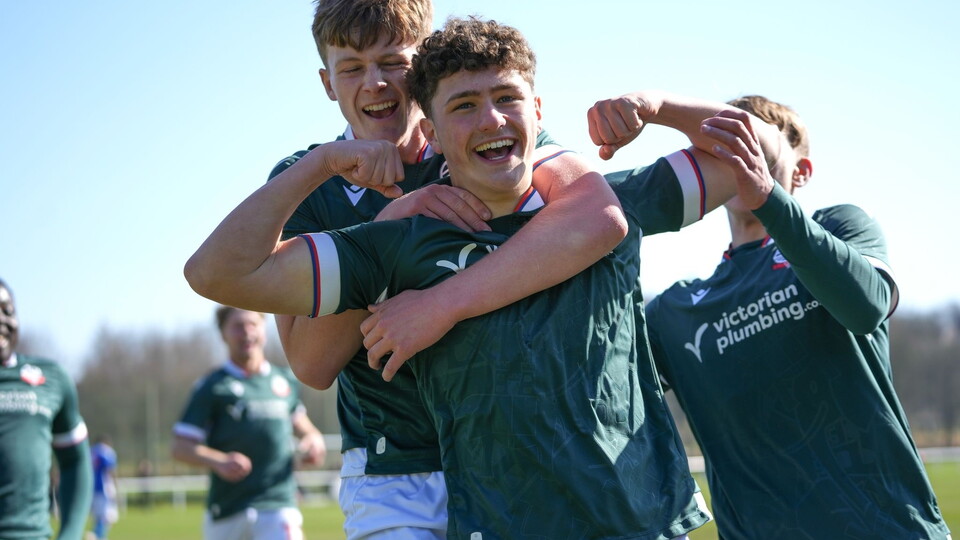 Harry Leigh celebration Blackburn