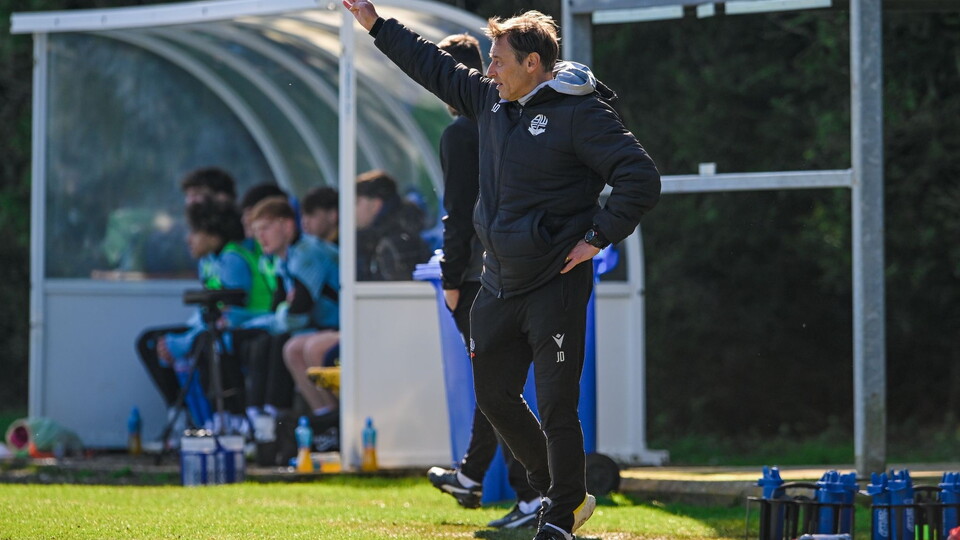 Julian Darby touchline Brockhall