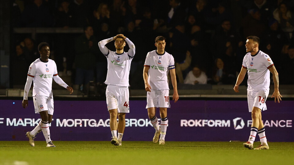 Wanderers disappointment Bristol Rovers