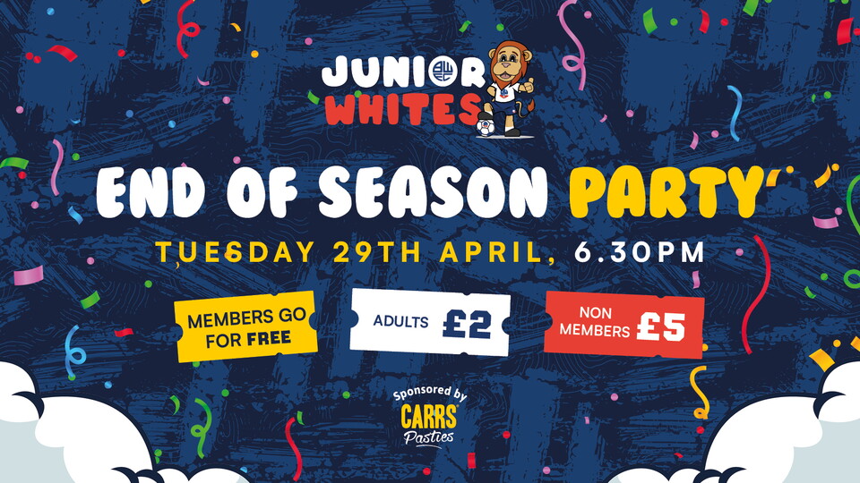 Junior Whites End of Season Party
