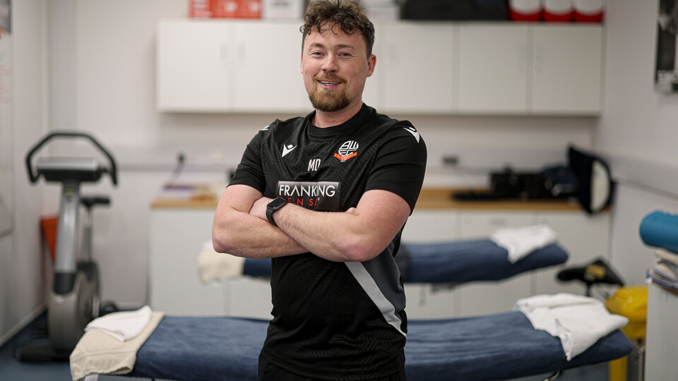 Matty Donnelly sports therapist