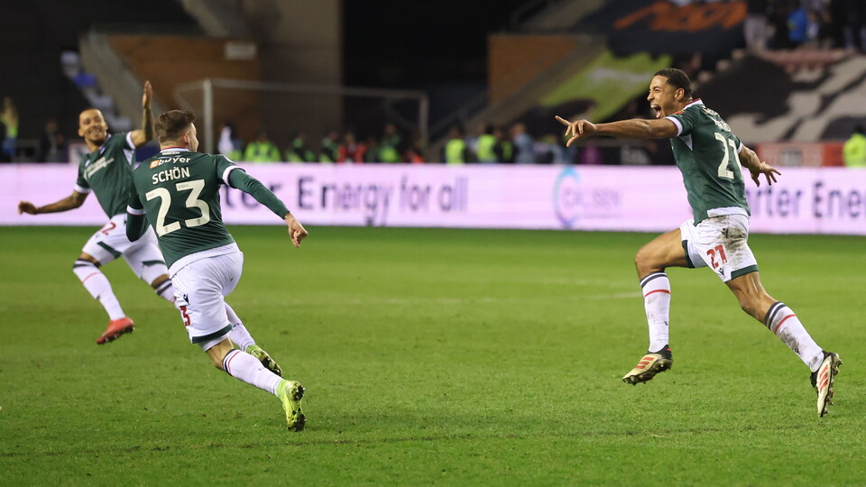 Chris Forino run Wigan