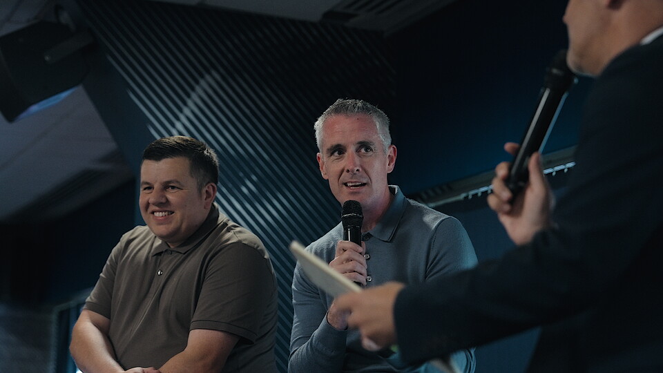 Fergal Harkin and Richard Cooper at Business Club Event