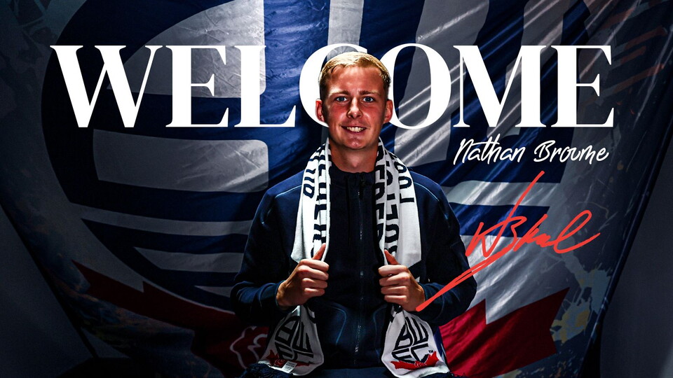 Bolton Wanderers confirm the arrival of former Swansea City goalkeeper Nathan Broome