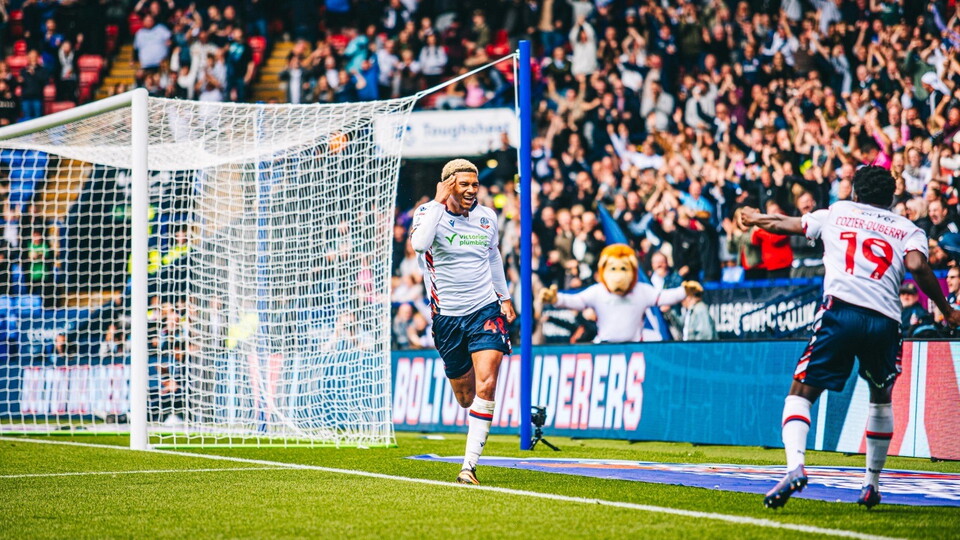 Burstow Amario celebration Plymouth