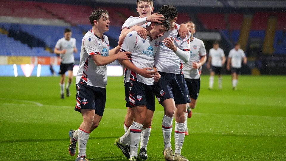 Youth Cup goal celebration