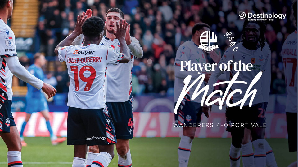 Player of the match port vale