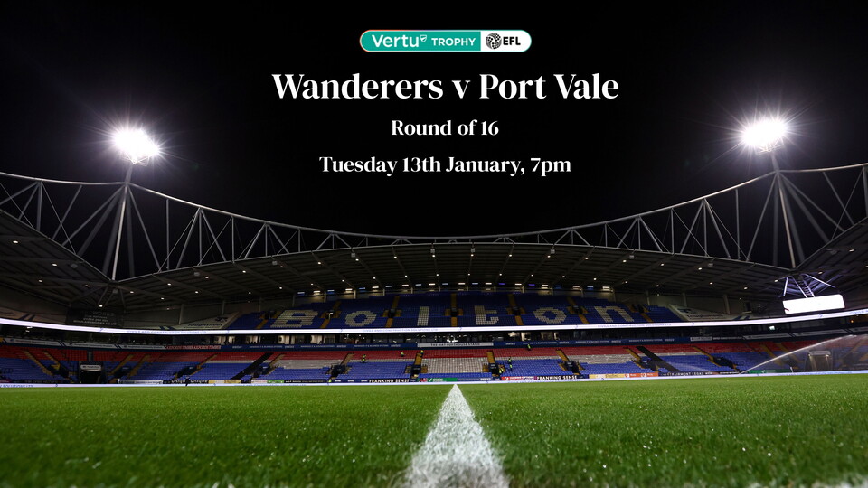 Port Vale Trophy fixture