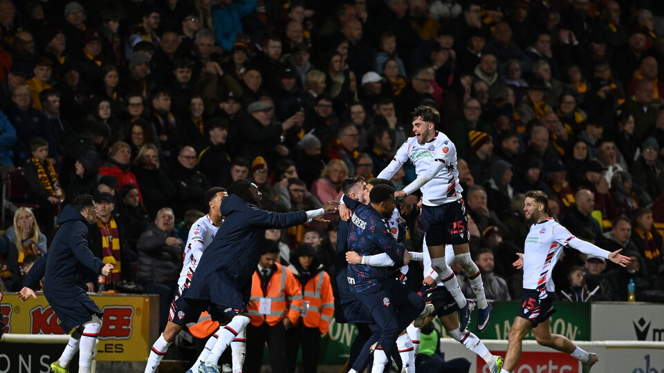 Simons celebration team Bradford