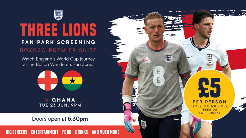 England v Ghana Screening
