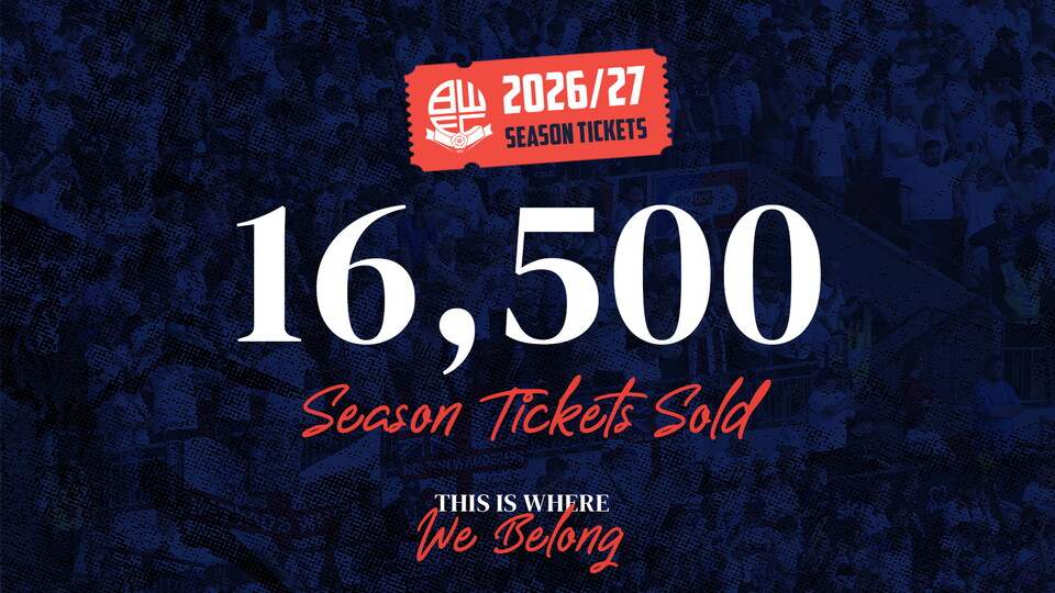 16,500 Season Tickets Sold