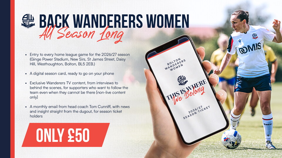 Wanderers Women Season Ticket