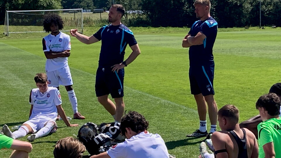 Danny Clarke coaching