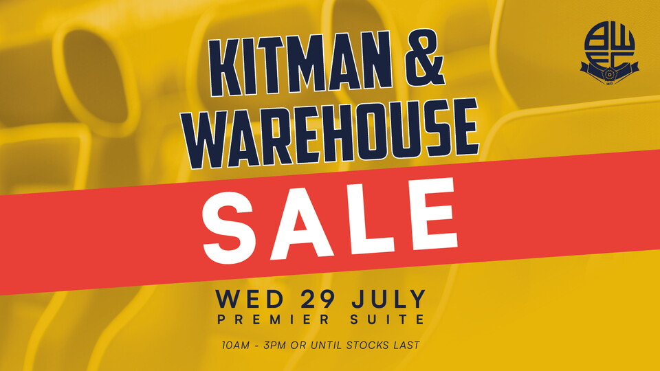 Kitman and Warehouse Sale
