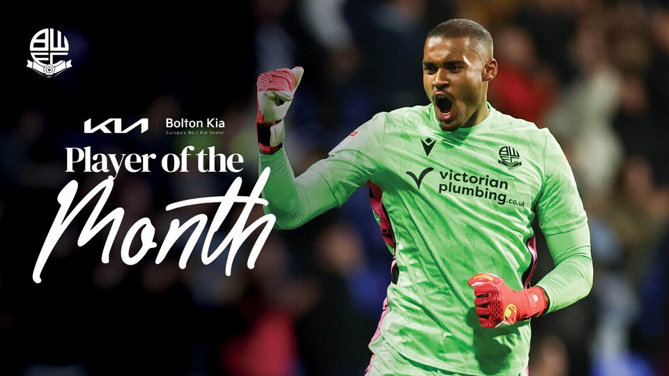 Bazunu player of the month
