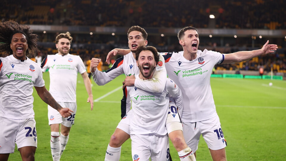 Sheehan celebration Wolves