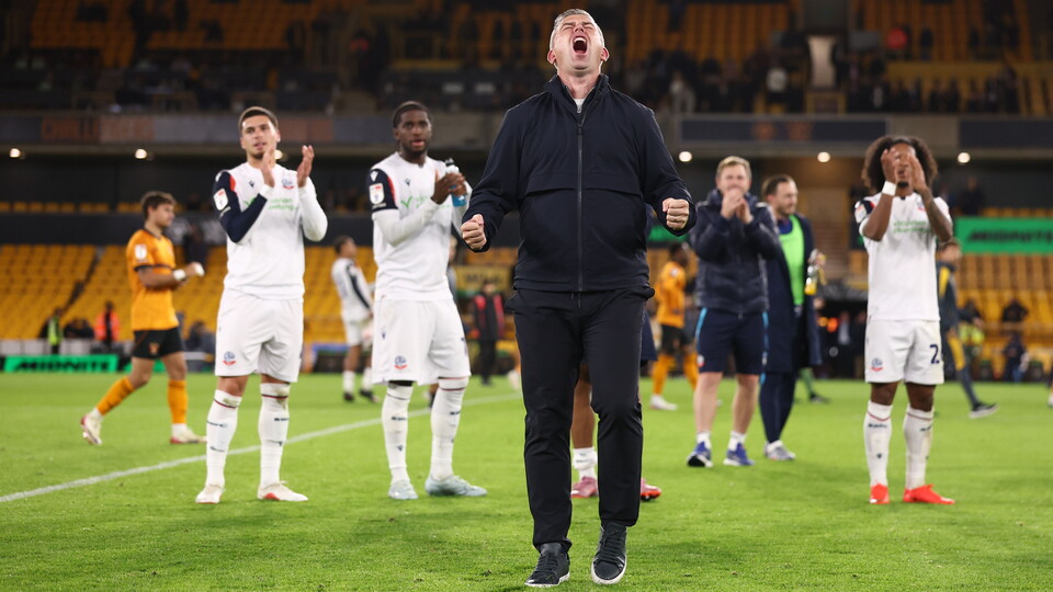 Schumacher celebration Wolves