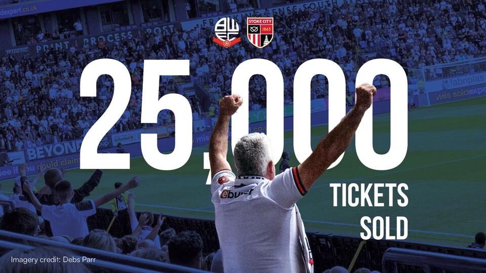 Bolton Wanderers v Stoke City 25000