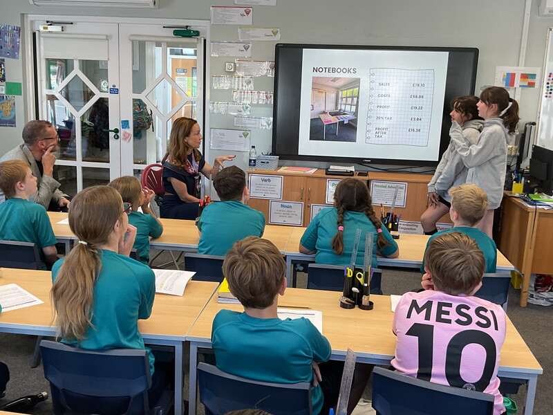 Sharon at Belmont Community Primary School In Class