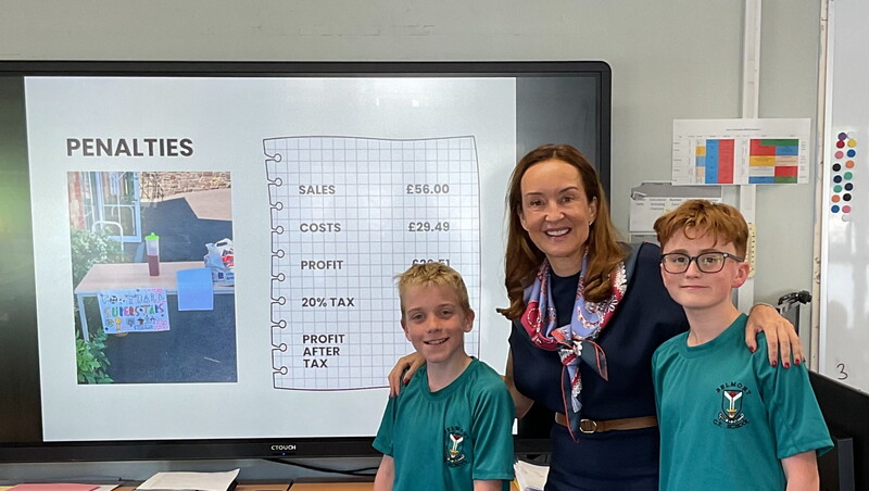 Sharon at Belmont Community Primary School Penalties
