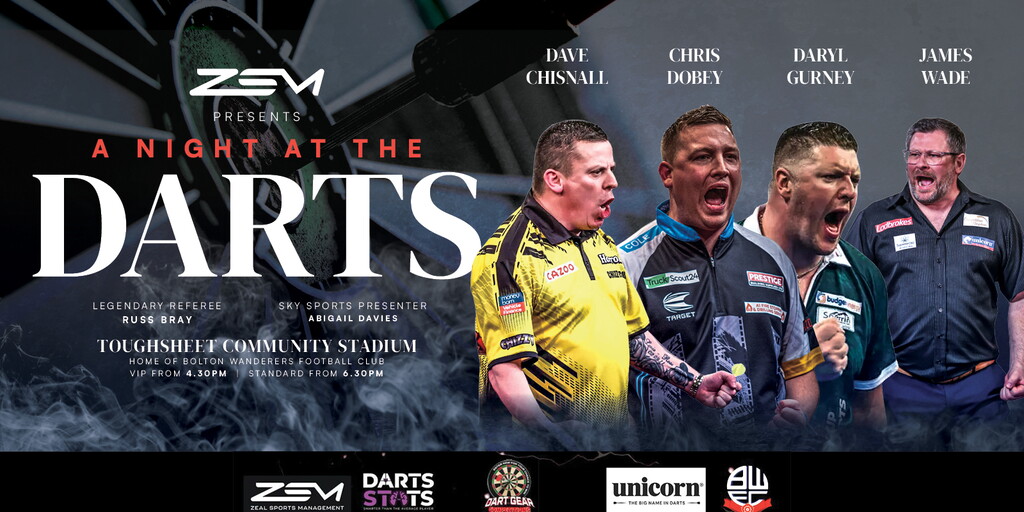 „A Night At The Darts“ findet nun am Freitag, den 27. Februar 2026 statt | ...