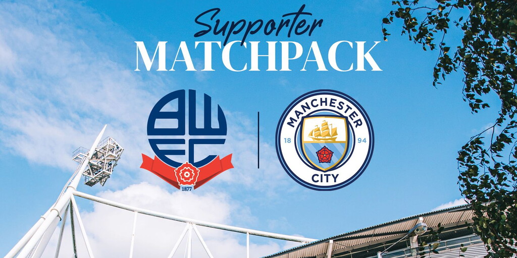 Supporter Match Pack | Manchester City U21s - Vertu Trophy | Bolton ...